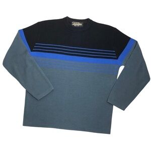 Snuggler Vintage Crewneck Pullover Sweater by Snuggler Ski Wear Sz L EUC